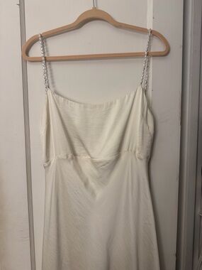 Women's Faux Pearl Strap Maxi Dress
